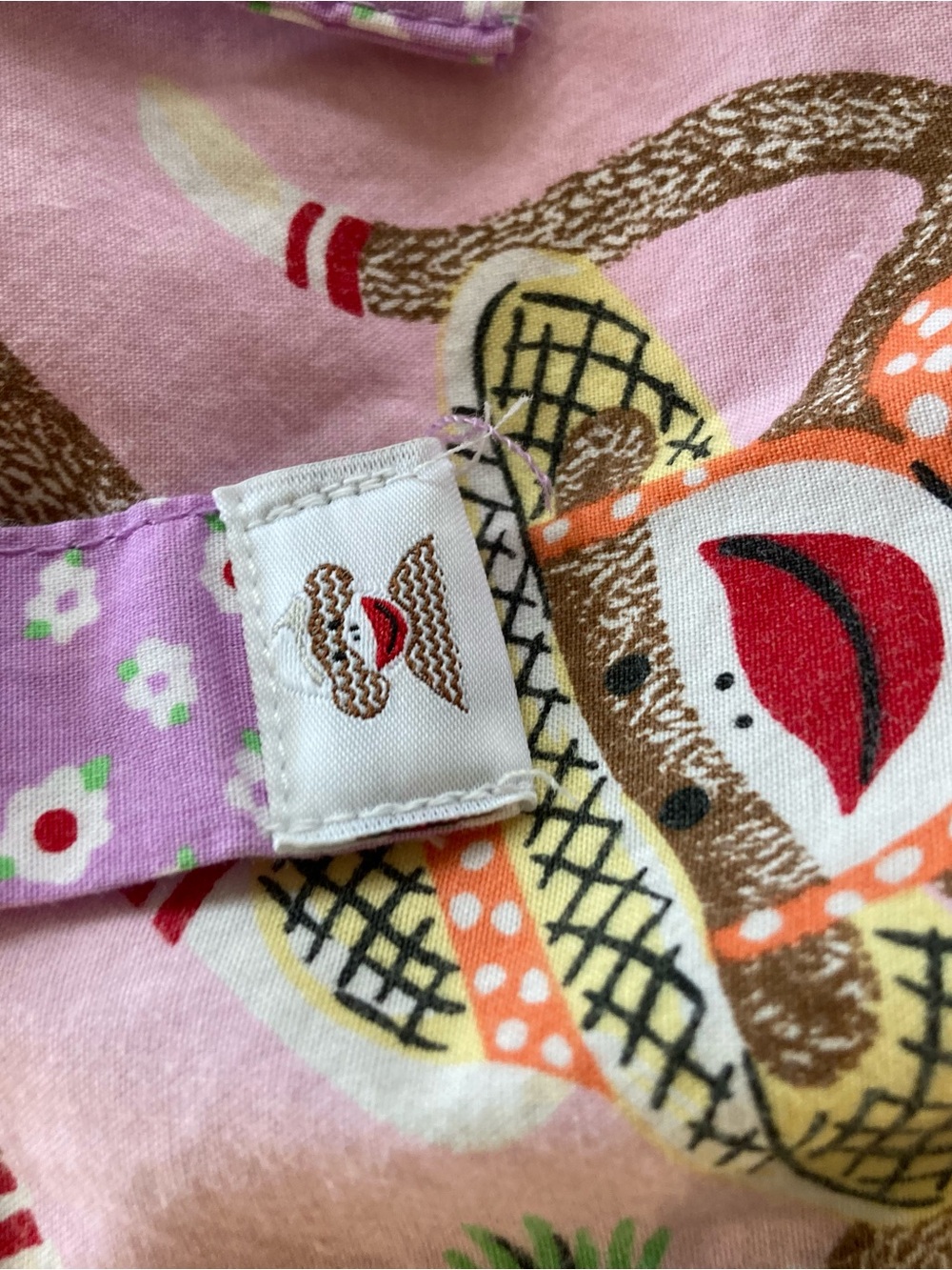 Nick And Nora Sock Monkeys Pajama Pants - Cotton - EUC! - XL - Picture 9 of 14